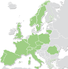 European Topten Map